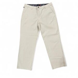 Dockers Khaki Straight Leg Relaxed Fit Stretch Chino Pants Size 36”